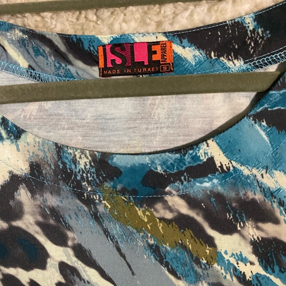 Isle Apparel Tiered Ruffle Cha Cha Dress - Picture 3 of 3